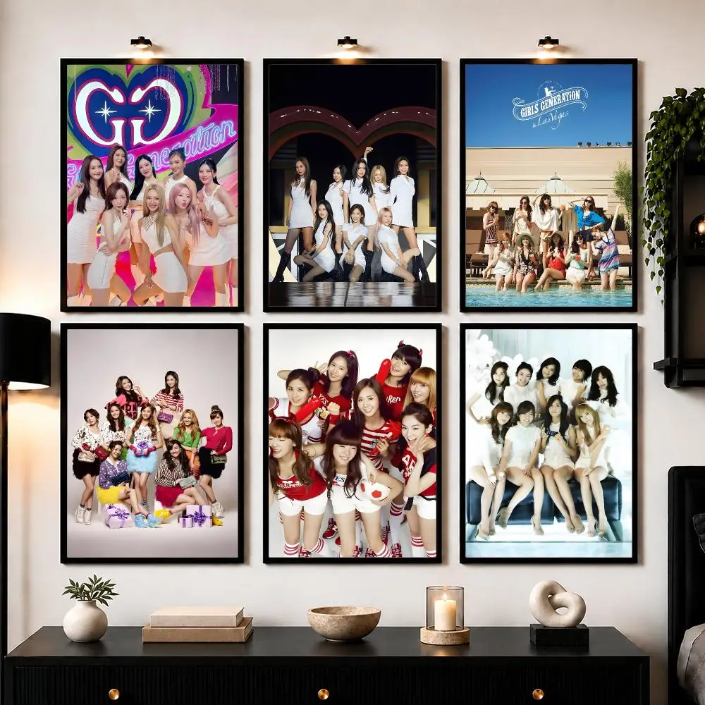 Kpop Band G-Girls' Generation Poster High-Quality Canvas Print Stylish Wall Mural For Bedroom Living Room Decoration Artwork