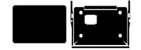 Pre-cut 1x Top+1x Bottom+Side Skin Pre-cut Stickers Case Cover Film For GPD Pocket 2