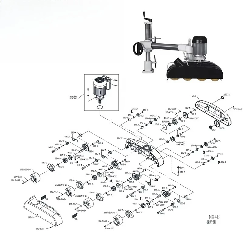 d3Woodworking Machinery Accessories 24T/30T Copper Gear Wheel Gear for Power Feeder Machine
