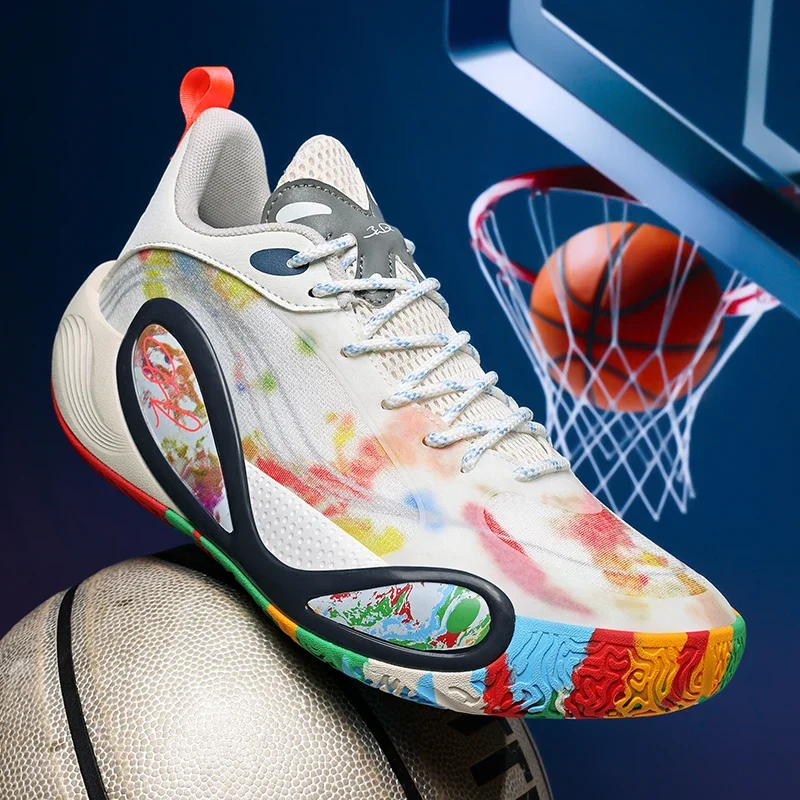 2025 zapatos de baloncesto de alta calidad para hombre, zapatos originales para mujer, zapatillas de baloncesto, zapatos de entrenamiento deportivos antideslizantes de goma para exteriores