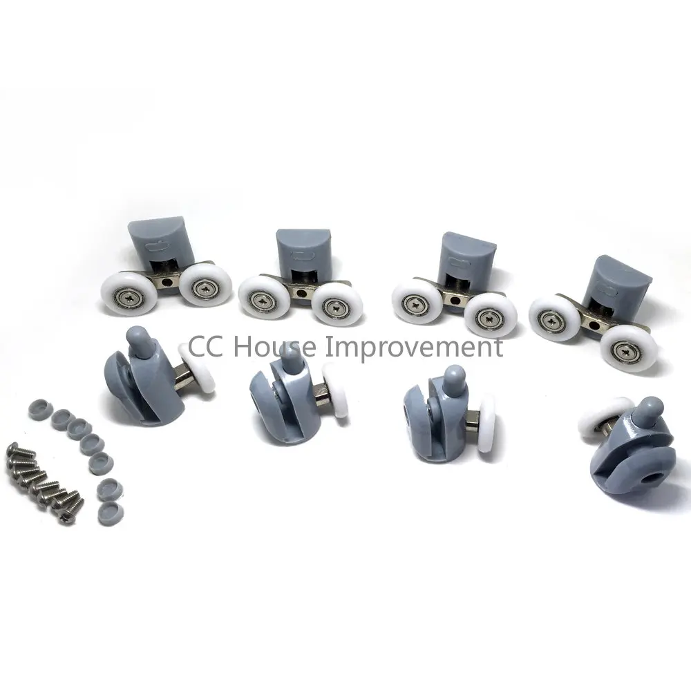 Rodillo de puerta de ducha, polea de cuarto de ducha, varios estilos