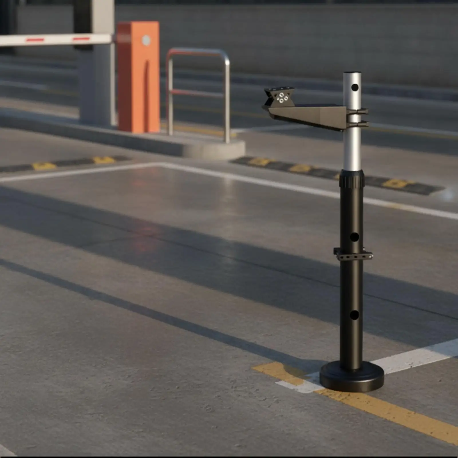 Adjustable Camera Mount Weighted Base Telescopic Stand for Apartment Security System Use