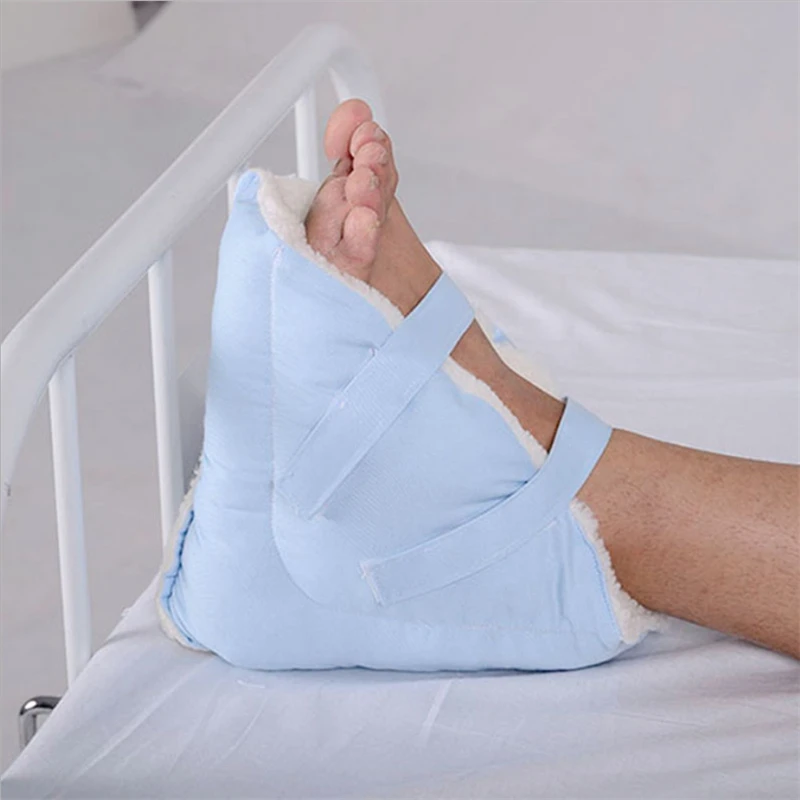 

Anti-Pressure Sore Protection Heel Pad Ankle Foot Cusion Light Blue For Patients/Grandfather Lying In Bed Care