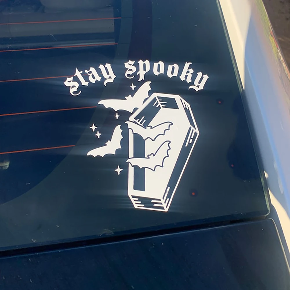 Stay Spooky Decals Car Styling Vinyl Accessories Stickers Supplier For Bmw e39,Nissan qashqai j10,Jeep renegade,Seat ibiza,Ford