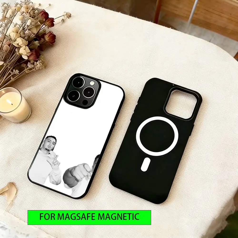 Spanish Rapper Morad Phone Case For iPhone17,16,15,14,13,12,11 Plus,Pro Magnetic with Magsafe Wireless Charging