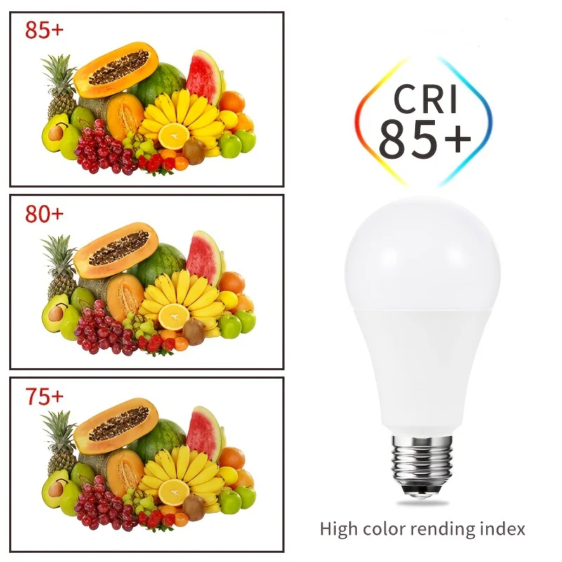 10PCS LED 전구 E27 220V 6W 9W 12W 15W 18W 20W 조명 전구 높은 밝기 낮은 에너지 소비 거실 홈 LED Blubs