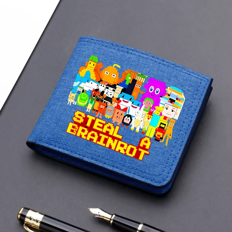 Steal A Brainrot Canvas Wallet - Place Card Holder ulasan dan harga