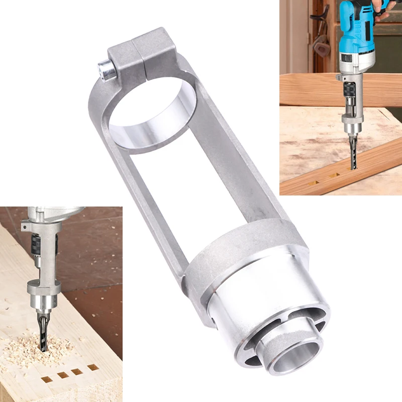 

Square Hole Drill Bit Adapter Drill Bit Fixing Bracket Attachment Joint Mortiser Bit Power Tool For Hand Electric Drill