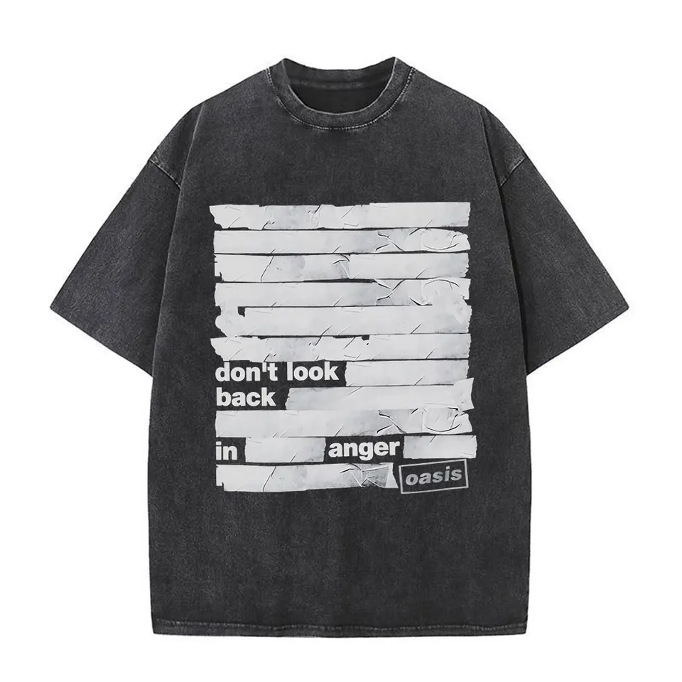 ミュージシャン Don't Look Back In Anger Tape T-shirt S Oasis - Don't Look Back in Anger - Retro Cassette - Classic T