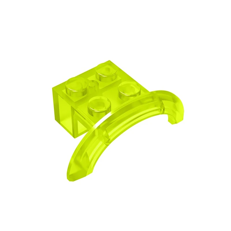 Gobricks GDS-1319 Vehicle, Mudguard 4 x 2 1/2 x 1 with Arch Round compatible with lego 98282 28579 children\'s DIY gifts