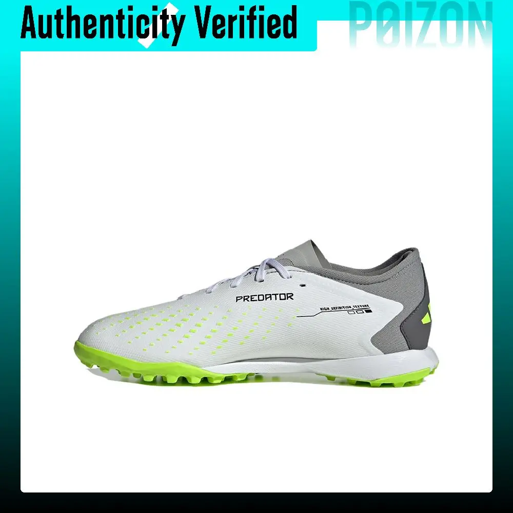 Adidas PREDATOR ACCURACY.3 Soccer Shoes Unisex Low-top Gray Green GZ0003