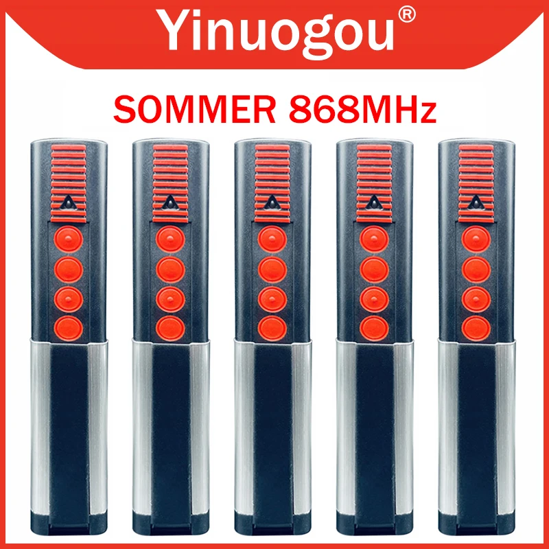SOMMER 868 4020 TX03-868-4 4026 TX03-868-2 4031 TX08-868-4 Garage Door Remote Control 868MHz Rolling Code Gate Hand Transmiter