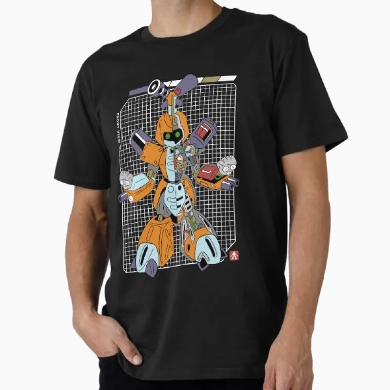 

Футболка Project Metabee Cyber Mecha Manga Graphic Clothes 0422 с изображением аниме-роботов Метаботы, с коротким рукавом, все размеры S-6XL