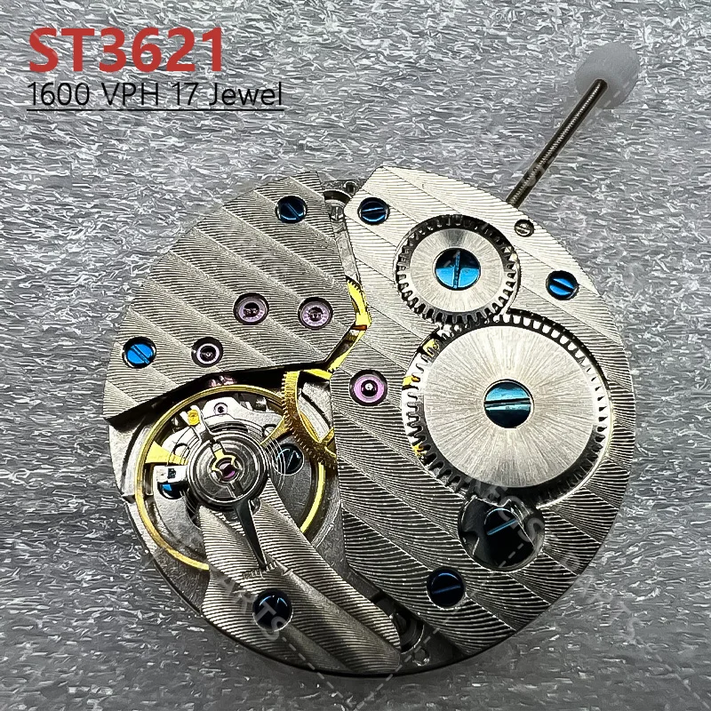 ST3621 Mechanical Hand Winding Movement For Watch Accessories Parts 21600 VPH 17 Jewels ETA 6498 Repair Replacement Movt