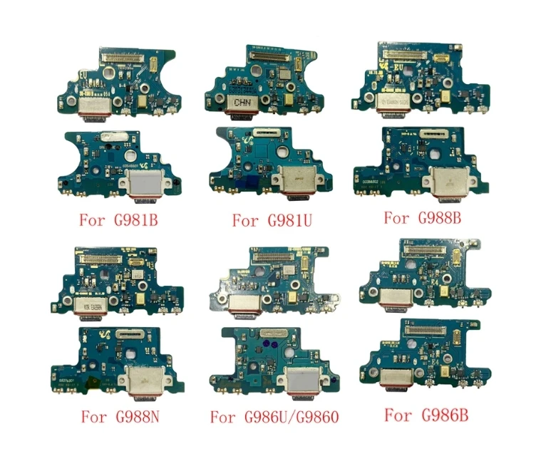 1Pcs For Samsung Galaxy S20 Plus S20 Ultra FE S21 G986N G981U G988N G781V/B USB Charger Board Connector Dock Charging Flex Cable