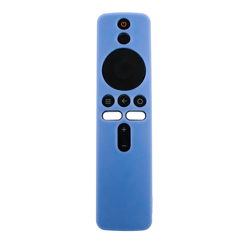 Protective Cover Soft Silicone Skin Remote Control Case for Xiao-Mi Mi Box S Mi Box 4 Controller Luminous Blue