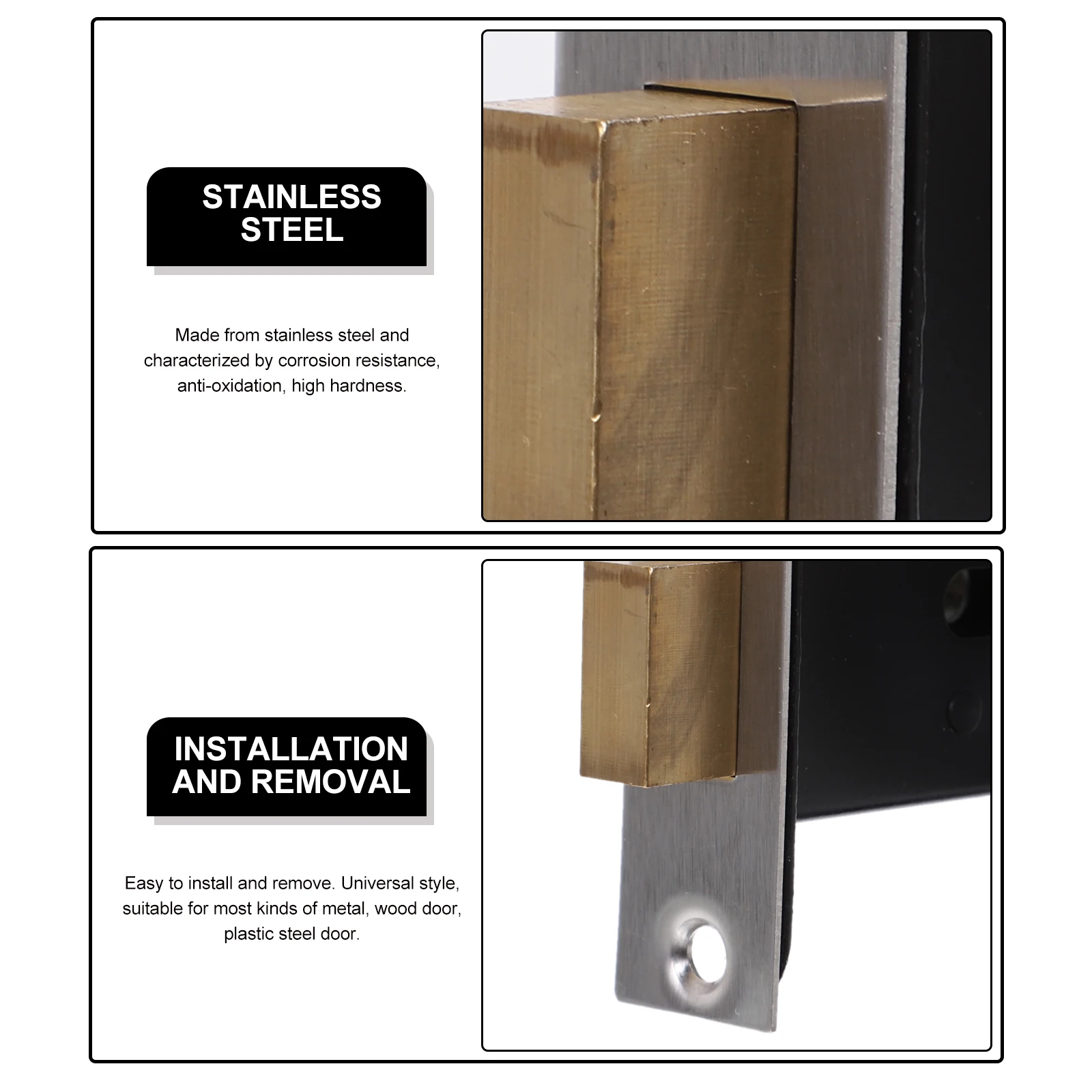 

Stainless Steel Bathroom Indicator Lock Corrosion Resistant For Public Toilet Airport Office Vacant Occupied Door