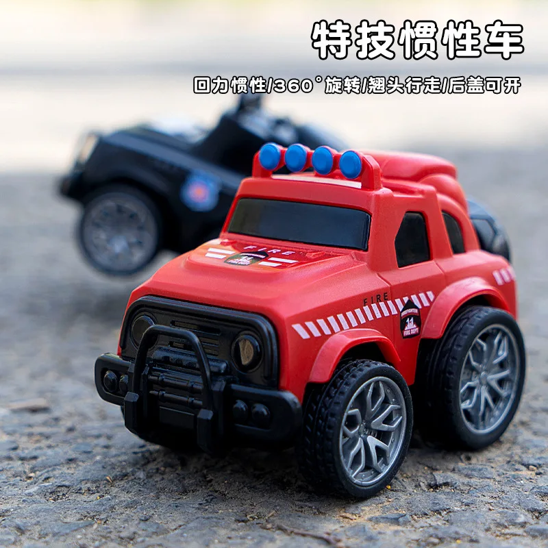 سيارة شرطة للطرق الوعرة، سيارة سحب للخلف، سيارة حلوى لعبة صغيرة للأطفال، XT208 #3