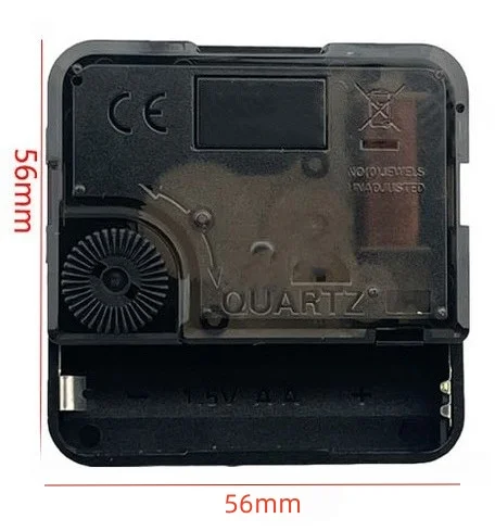 Quiet Quartz Clock Movement with Precise Timing and Threaded Shaft Suitable for Clock Repair and For DIY Clock Assembly Tasks
