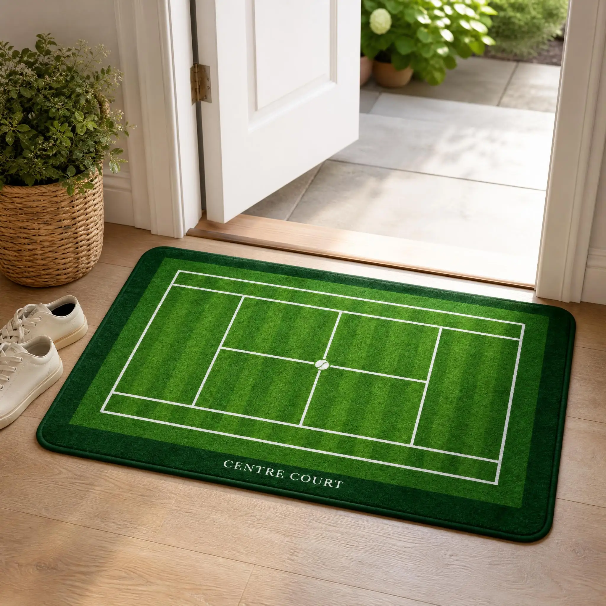 Outdoor Sport Centre - Centre Court Grass Tennis Court Doormat