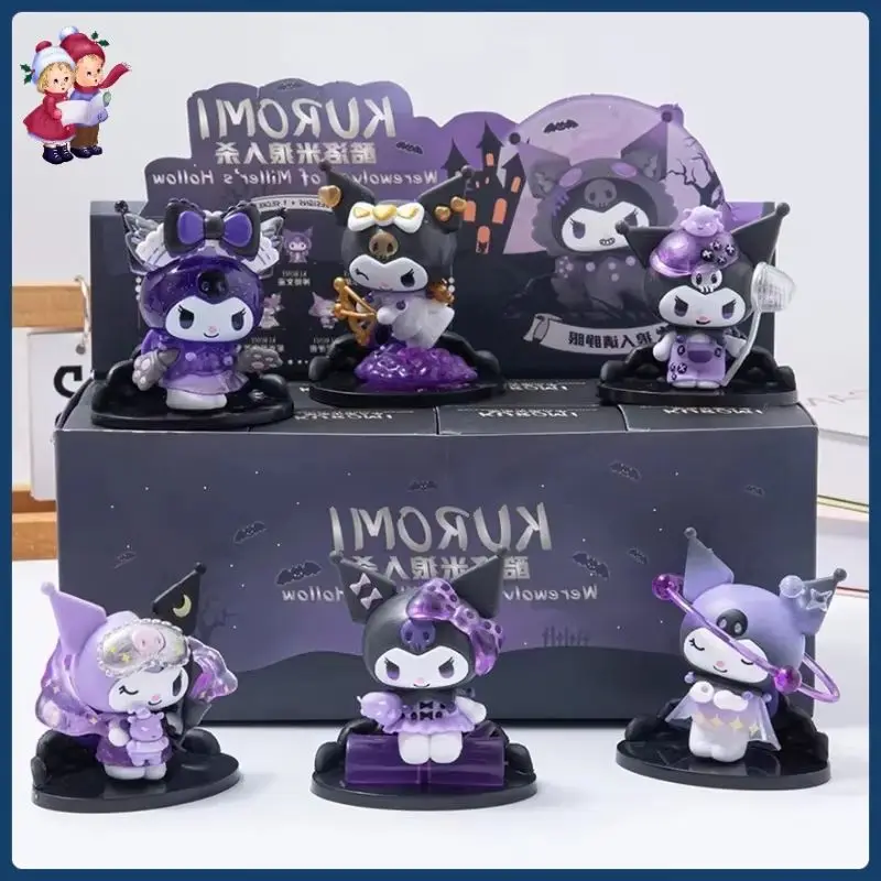 

3#Kuromi Blind Box Series Action Figure - Werewolf Kill Anime Model Doll Cute Surprise Collectible Toy for Fans