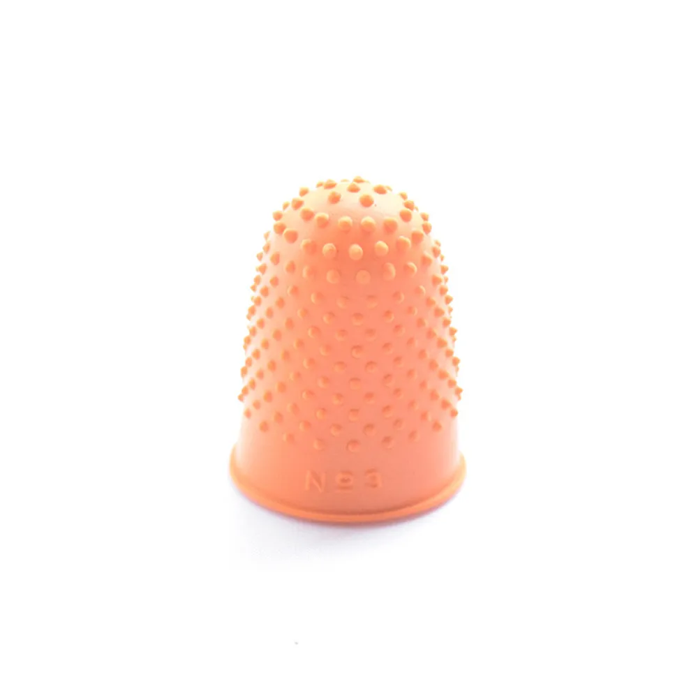 5pcs Hand Sewing Finger Tip Protector Counting Craft Cone Needlework Rubber Thimble High Temperature Resistant Finger Covers