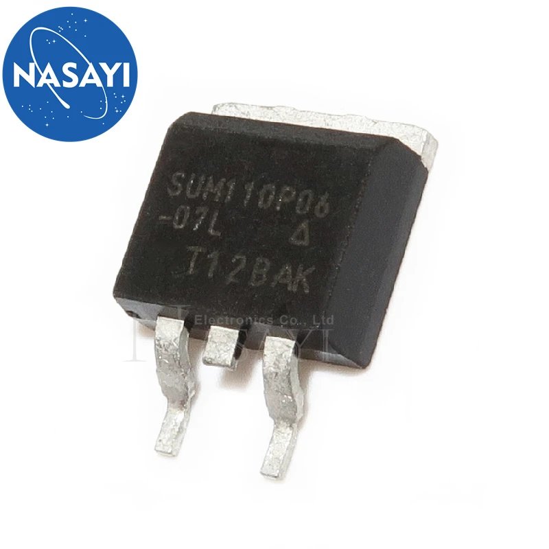 

10 шт SUM110P06-07L SUM110P06 TO-263