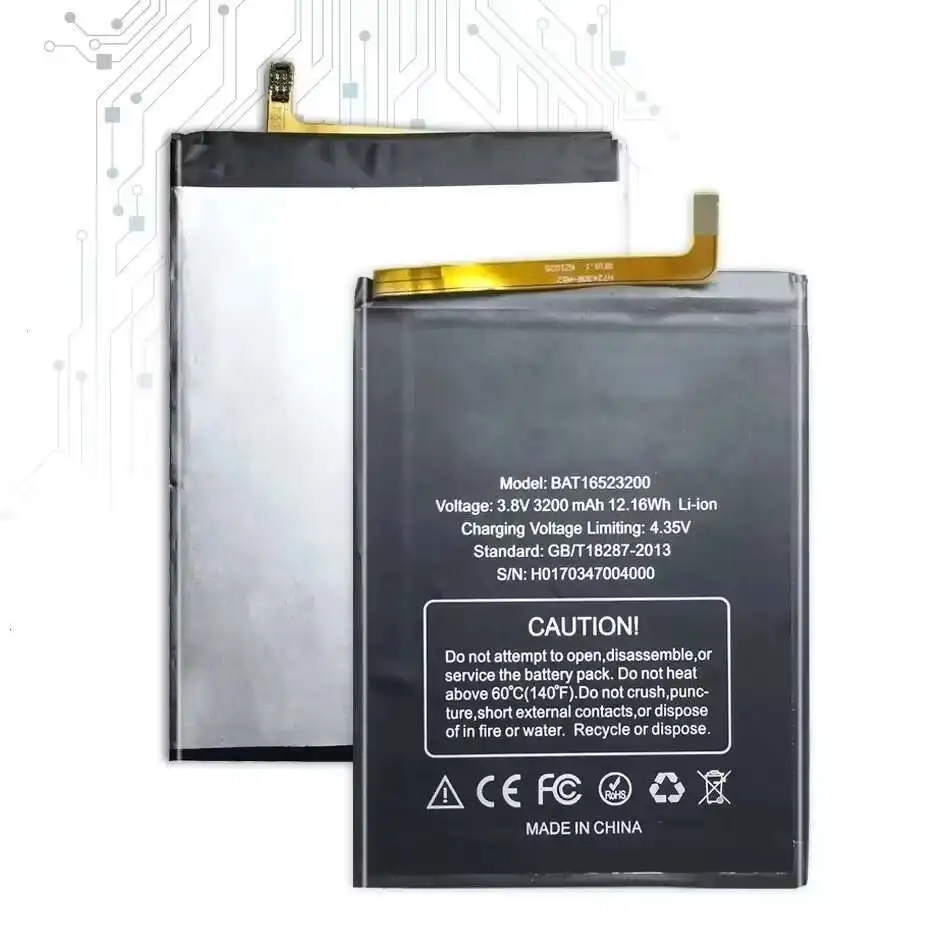 

For Doogee Y6 C Y6C 5.5inch Mobile Phone High Quality BAT16523200 Mobile Phone Battery Eco-Friendly
