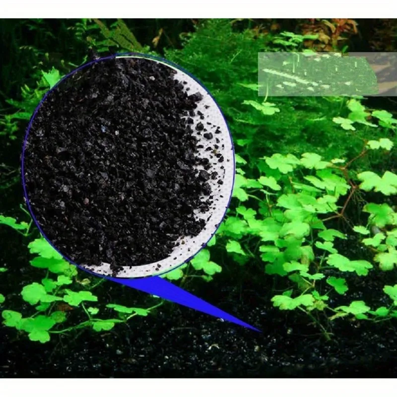 300g Gorgeous Aquarium Decoration - Aquarium Black Bottom Sand - Succulents Pavement