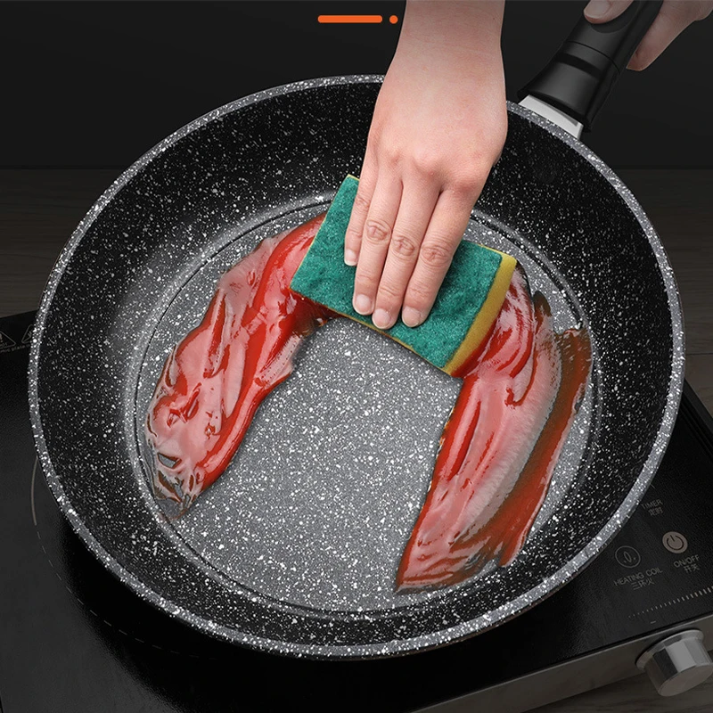 Non-Stick Pan Frying Pan Wok Pan Home Steak Skillet Pancake fried induction cooker gas stove special Saucepan 24cm/26cm/28cm