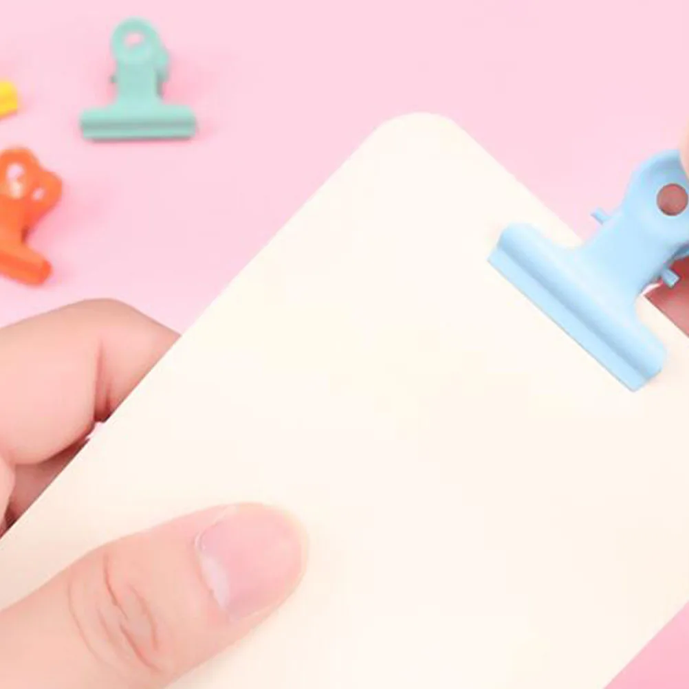 

12pcs Sealing Clip Food Snacks Colorful Lightweight Plastic Easy Use Kitchen Cabinet Accessories Dry Clean Dust Hole