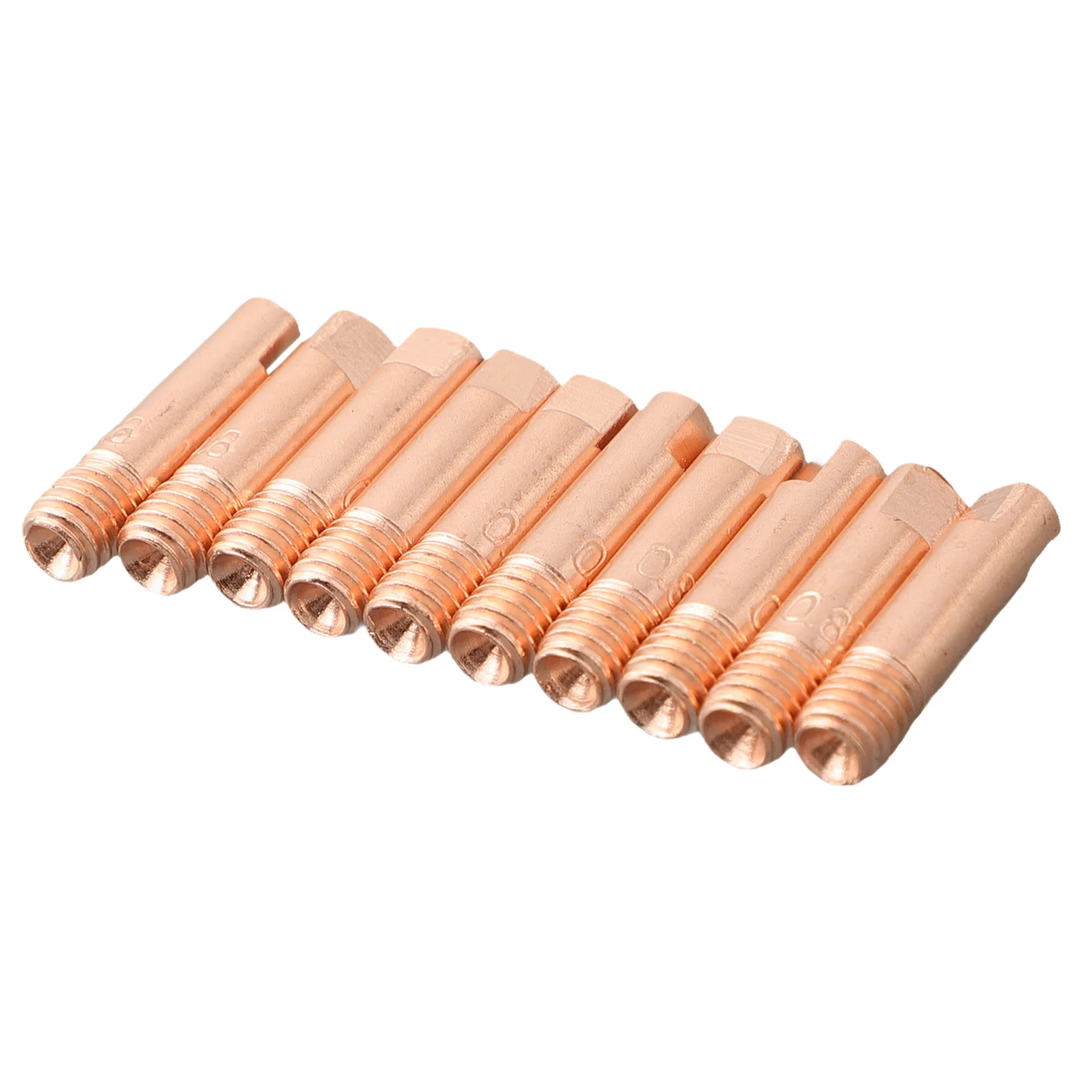 Welding Consumables Package Set of Ten MB15AK Contacts (M6) Designed to Fit Both 06 and 12 mm Tip Requirements