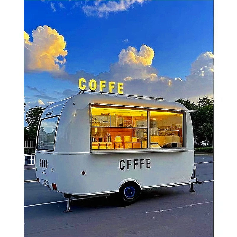 Mobile Coffee Food Cart Innovation Solutions Ice Cream Kiosk Enclosed Trailer Conversion for Food Service Food Cart Electric