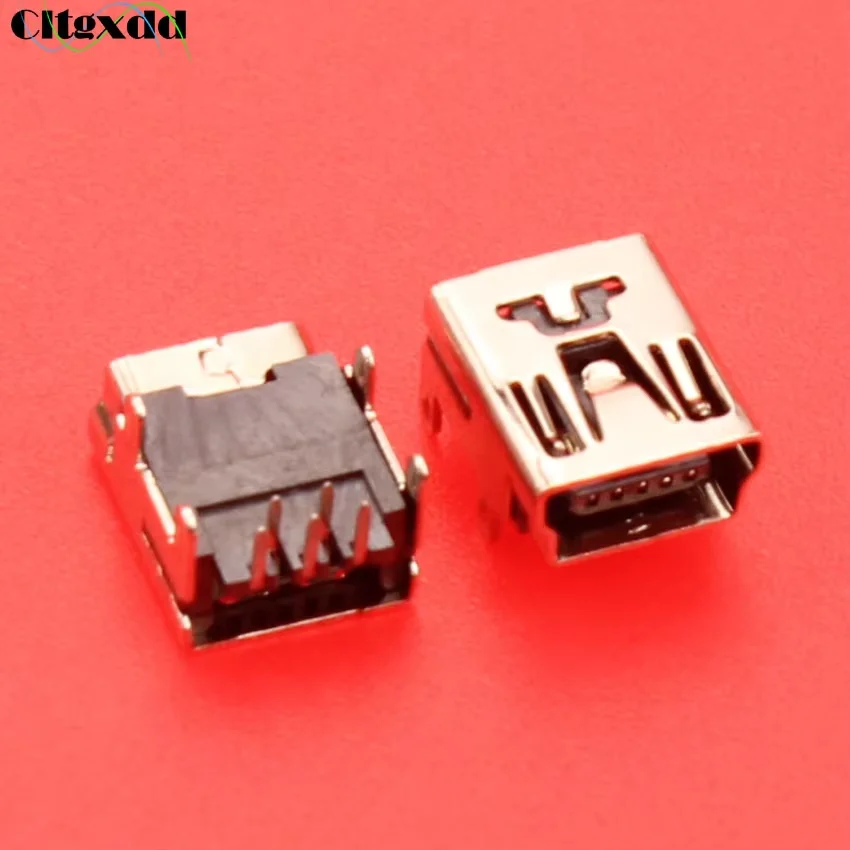 Cltgxdd 10 Stück Mini-USB-Buchse V3-Anschluss für MP3 MP4 USB Typ B 5-Pin 8-Pin 10-Pin SMT SMD USB-Buchse Reparaturteile – Detail 3