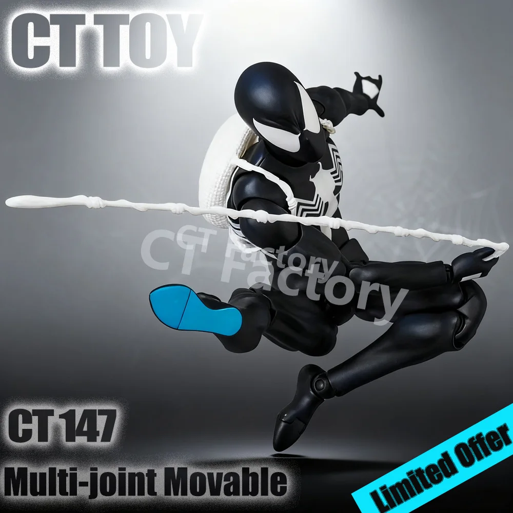 

CT Factory 147, символик Человека-паука, экшн-фигурка, подвижная модель, игрушки, костюм Venom, коллекционный подарок для взрослых, детей, фанатов