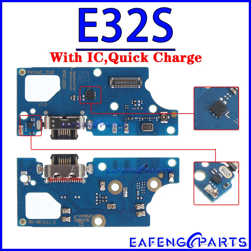 Usb Dock Charger Connector for Motorola Moto E 2020 E20 E30 E40 E22 E22i E32 E32S E13 Charging Board Module Flex Ports