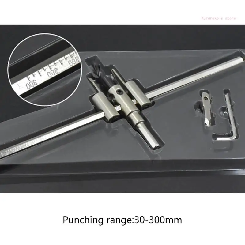 Thợ Thủ Công Trường Giảng Dạy 120Mm/200Mm/300Mm Hợp Kim Lỗ Tròn Bộ Dao Cắt Lỗ Kim Loại Mũi Dụng Cụ chế Biến Gỗ