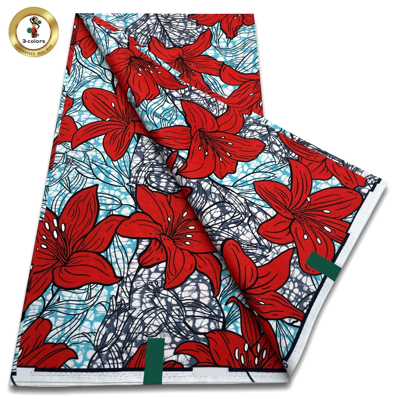 

6 yards Guaranteed Veritable African Real Wax Print Fabric Soft 100% Cotton Ankara Wax Fabric Fashion Pagne Dress Super Batik