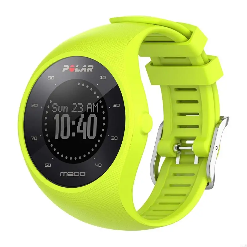 02DD Silicone Strap Compatible for Polar M200 Waterproof Bracelet Wear Resistant Smartwatch Fashion Band Belt Watch Wristband