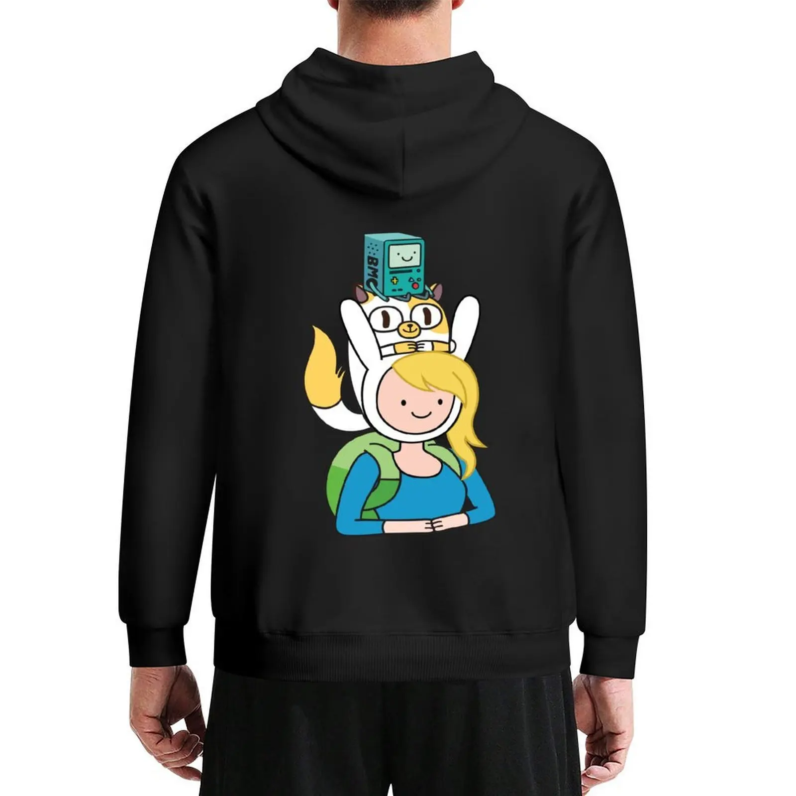

Fionna Cake BMO Hoodie clothes for men autumn aesthetic clothing anime clothing hoodie for men
