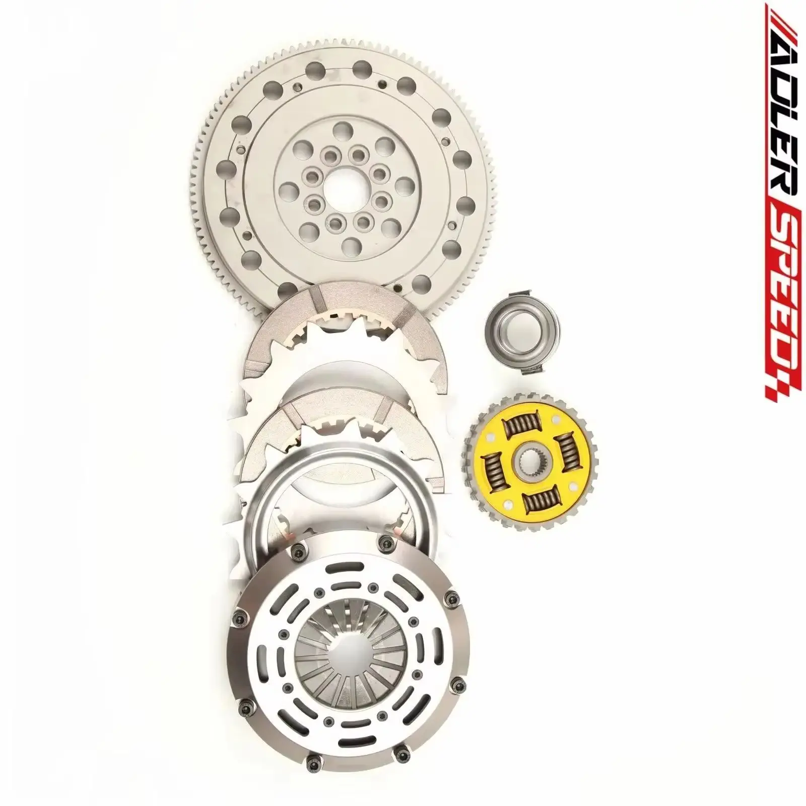 

Двухдисковое пружинное сцепление NSW 7.25 дюйма для Nissan 240SX Silvia S13 S14 S15 SR20DET 20L, средний вес, тюнинг, запчасть для повышения производительности автомобиля