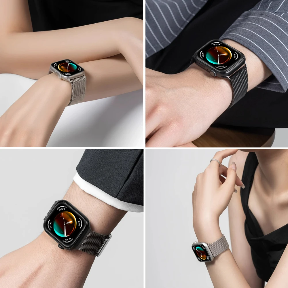 Pulseira milanesa magnética para huawei watch fit 3, pulseira respirável de aço inoxidável para huawei watch fit 3, acessórios de pulseira