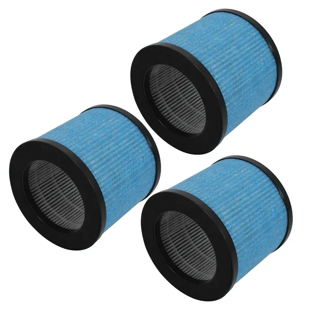 3-In-1 H13 True Hepa Filter Vervanging Voor Toppin Tpap002 Hepa Luchtreiniger Comfy Air C1, Deel Tpff002, 2 Pack