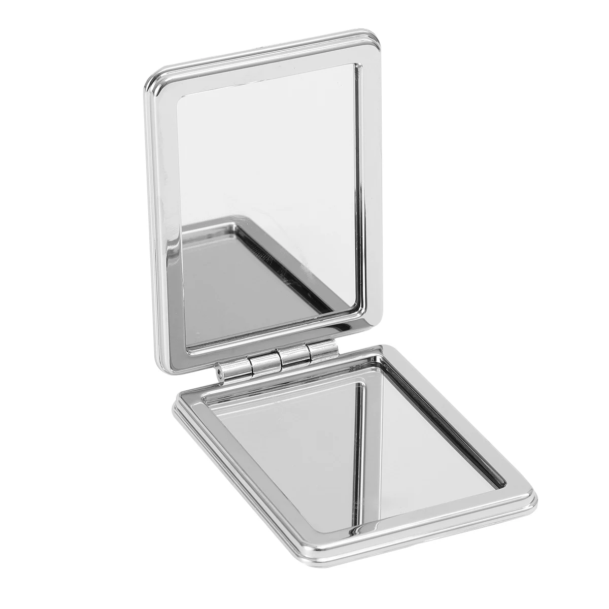 

Folding Double Side Makeup Square Travel Mirror ABS Material Pocketsize Purse Mirror Chic for Travel
