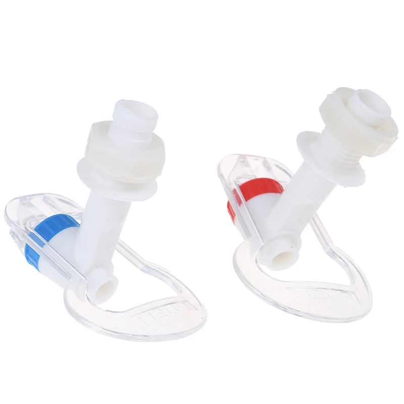 2pcs Red Blue Water Dispenser Plastic Push Water Tap Replacement color random