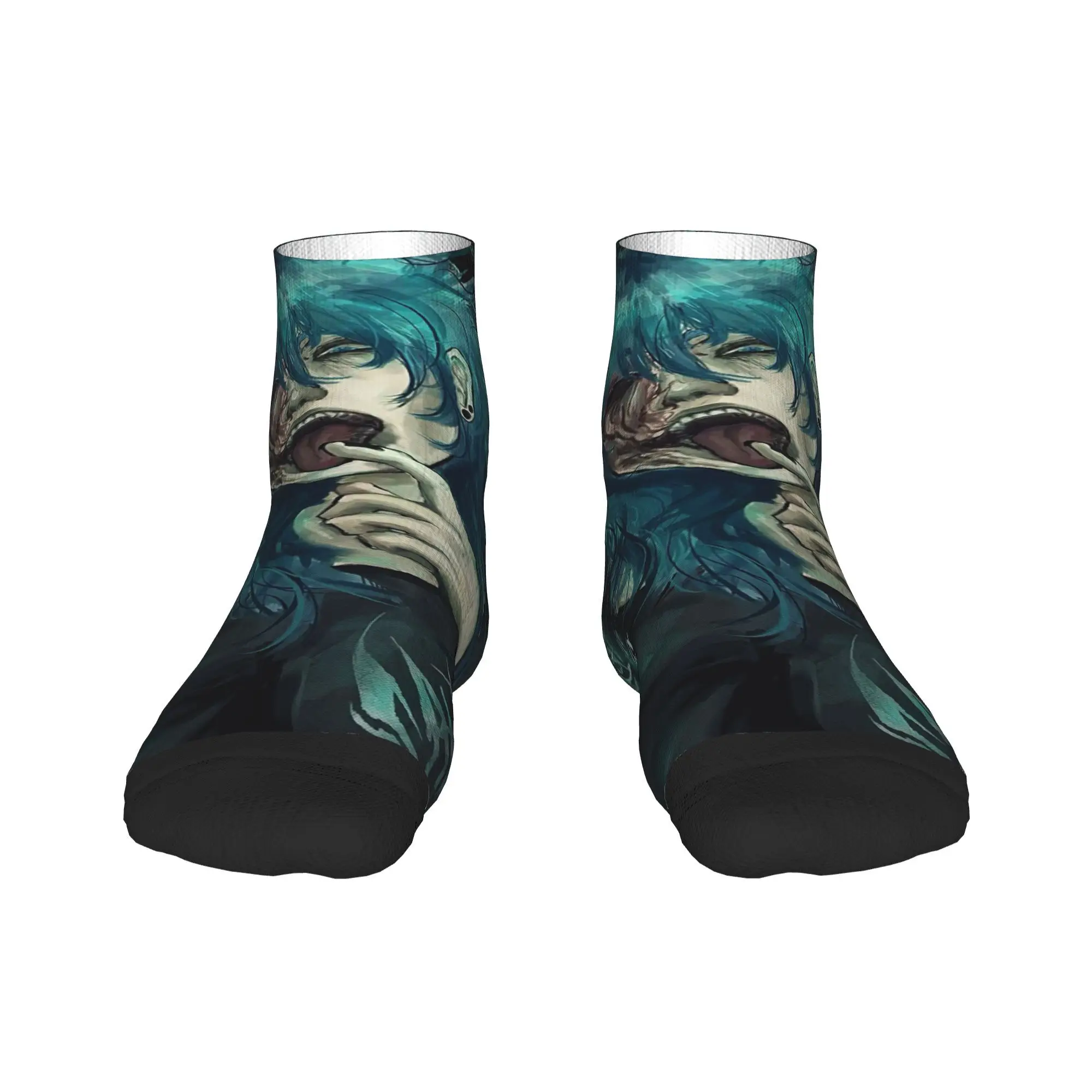

Sally Face Game Anime SF Horror Sal Fisher Socks Harajuku Sweat Absorbing Stockings All Season Socks Accessories for Unisex