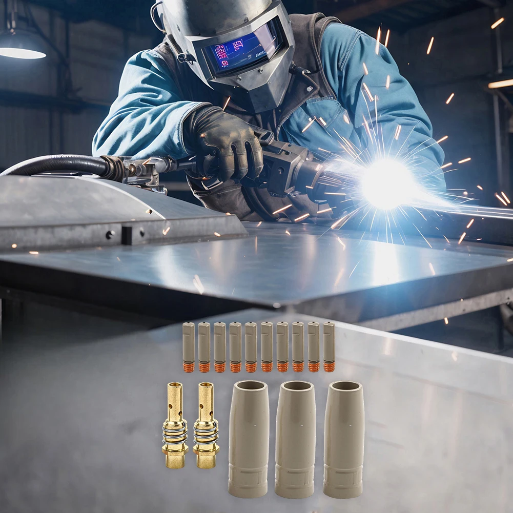 

15 шт. для 15AK: Защитное антипригарное покрытие для сопла, предотвращающее образование сварочного шлака, аксессуары для газовой сварки без воздуха ﻿