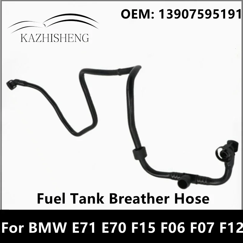 13907595191 for BMW E71 E70 F15 F06 F07 F12 Fuel Tank Breather Hose
