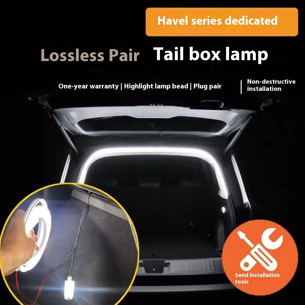 

Fit for HAVAL DARGO Raptor H5 2024 Car Trunk Atmosphere Light Modified Light Bar Car Interior Accessories