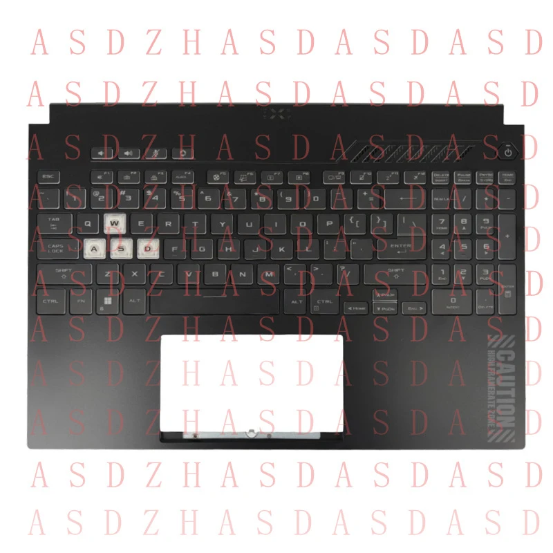 

Z For Asus TUF Gaming A15 FA507 FA507R FX507 2022 Palmrest Keyboard RGB Backlit US